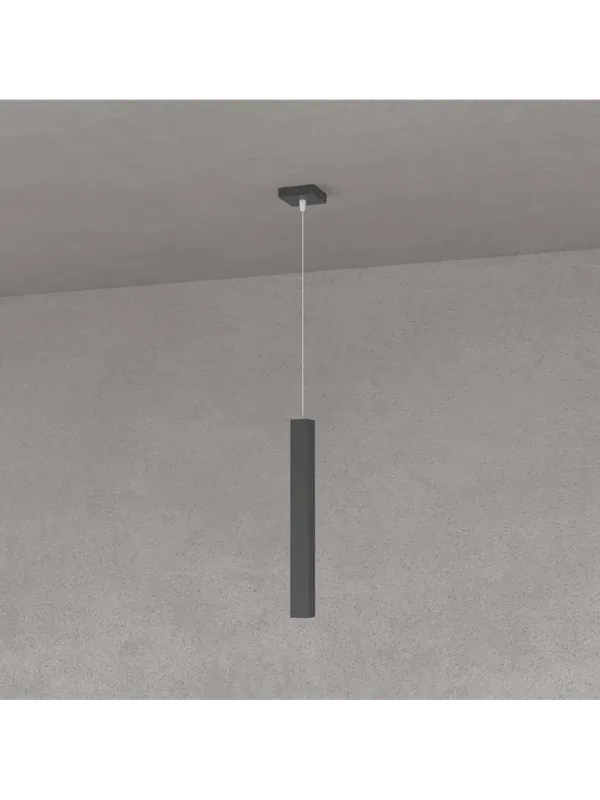 Ordina Subito Lampadario quadrato moderno per cucina penisola design nero a 1 luce tpl 0048