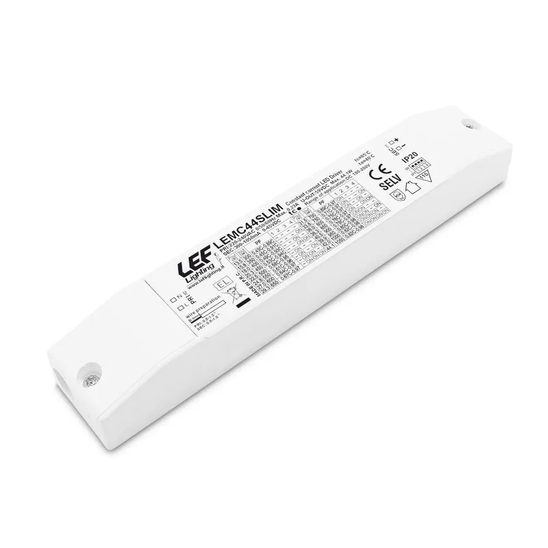 Miglior Prezzo Alimentatore Led Multicorrente Costante Slim 300÷1050mA 14,7÷44W IP20 ON-OFF Lef - LEMC44SLIM