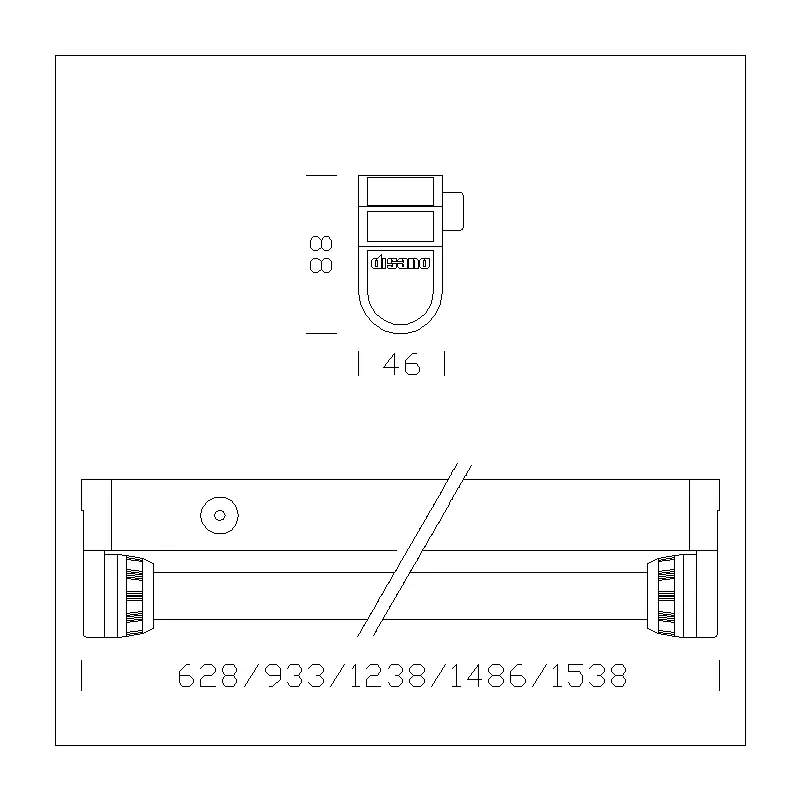 disano plafoniera per canale a file continue rapid system t8 6401 fl 1X36 cel bianco disano 23753100 Quantità Limitata