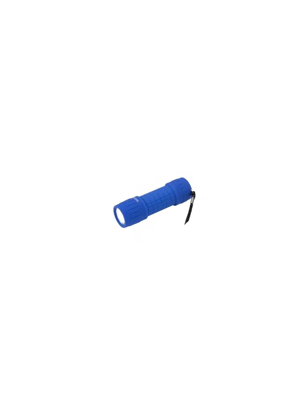 Pila torcia a led in gomma tascabile 2w 3xaaa leggera maneggevole Ultime Pezzi