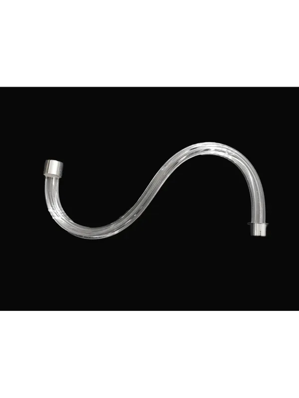 Braccio per Lampadario in Cristallo Liscio 30cm Cromo Occasione
