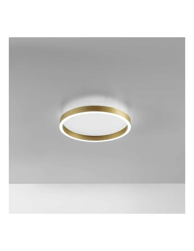 Subito Disponibile Gea Luce Aela P/P plafoniera led 30W+6W colore oro