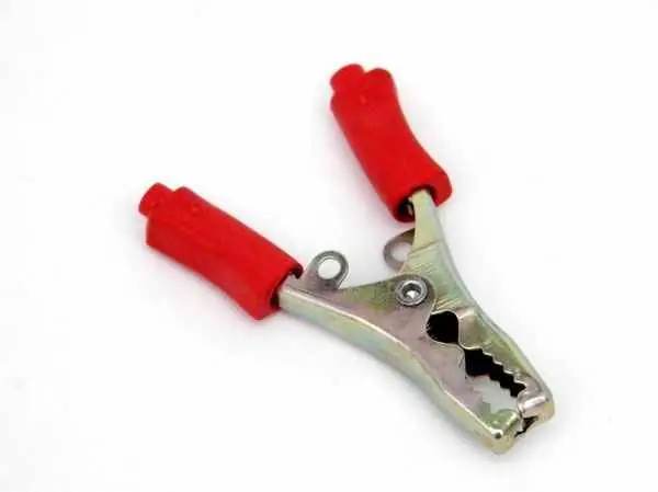 Ultime Pezzi PINZA CAVI BATTERIA AUTO 60A ROSSA 120mm