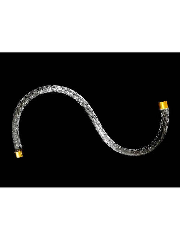 Novità Braccio per Lampadario in Cristallo Torciglione 41cm Oro