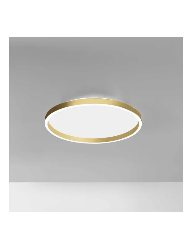 Ultime Pezzi Gea Luce Aela P/M plafoniera led 50W+10W colore oro