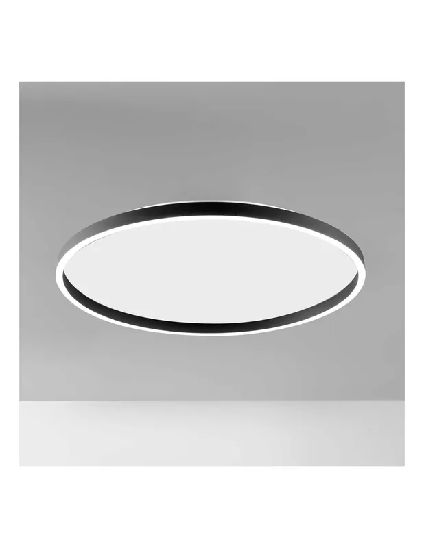 Acquista Ora Gea Luce Aela P/G plafoniera led 60W+12W colore nero