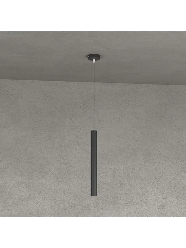 Lampadario a sospensione moderno penisola cucina design nero 1 luce tpl 0021 Compra Online