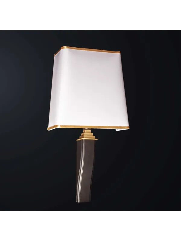 Bestseller Applique classico in legno nero e ottone a 1 luce BGA 3171-a
