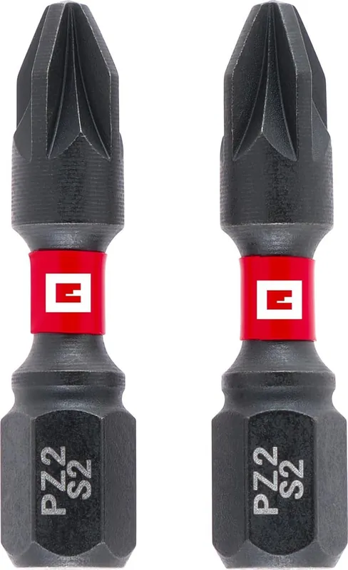 Set 2 Punte Einhell con Doppia Zona di Torsione 30mm - 49132050 Professionale