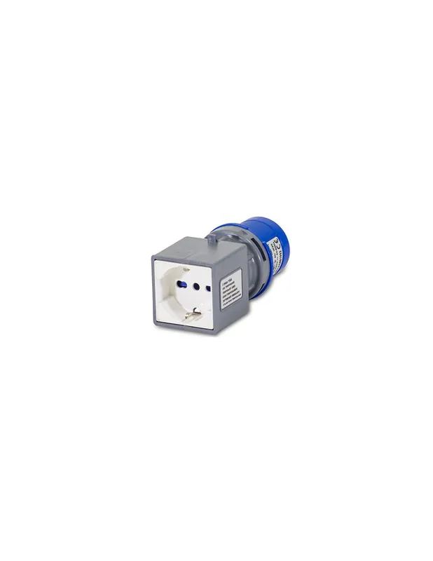 Adattatore industriale spina cee 220 blu 1presa unel universale 2p+t master Offerta