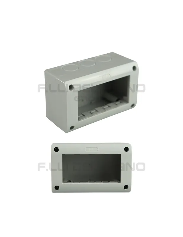 Contenitori da parete box IP40 per apparecchi elettrici mylife 4posti EC Super Prezzo