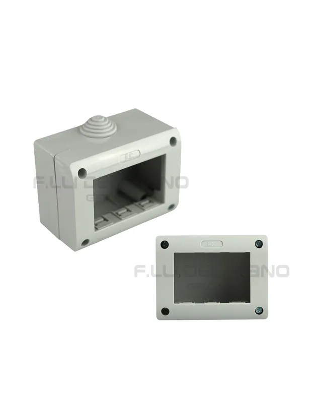 Contenitori da parete box ip40 per apparecchi elettrici mylife 3posti ec Quantità Limitata