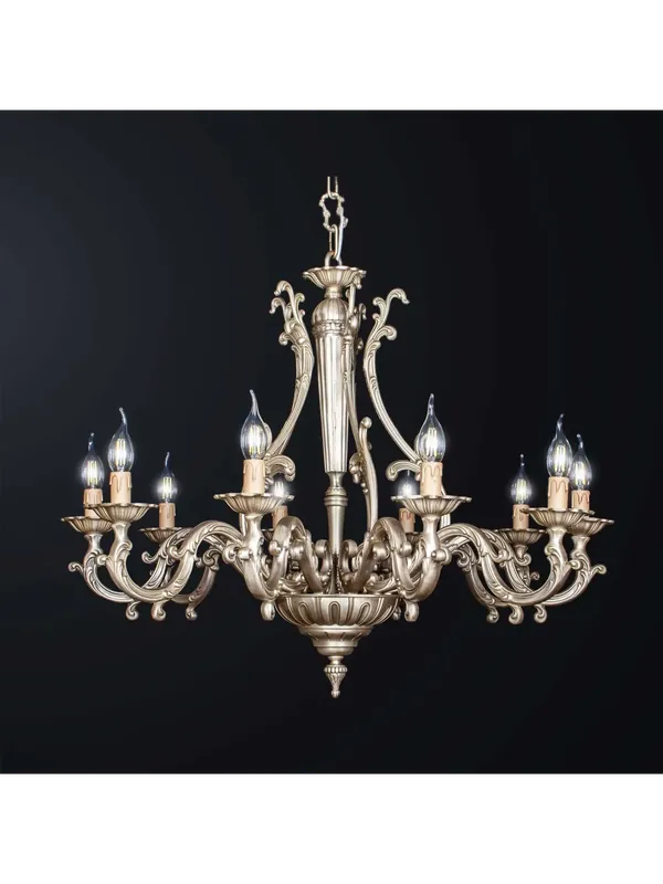 Scelto Dai Clienti Lampadario classico in ottone antico a 10 luci BGA 3177-10