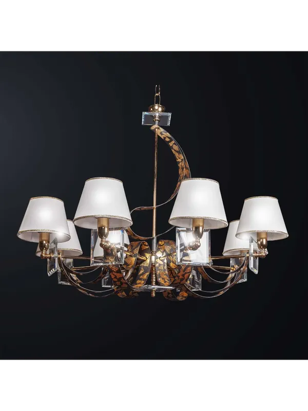 Novità Lampadario classico design cristallo swarovsky a 8 luci BGA 3165-8