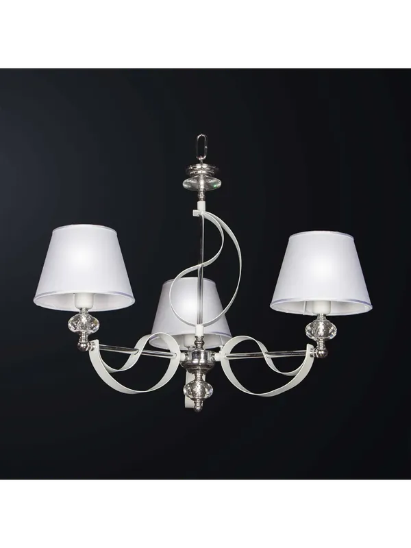 Super Prezzo Lampadario moderno bianco design cristallo swarovsky a 3 luci BGA 3164-3