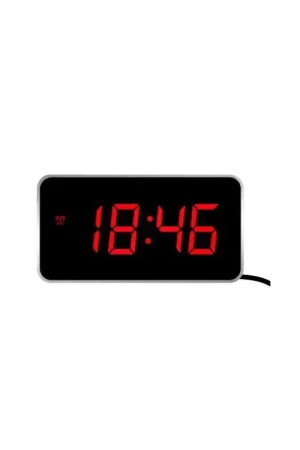 Pagamento Sicuro Sveglia Digitale LED Lowell con Doppio Allarme e Luminosità Regolabile - JE5112B