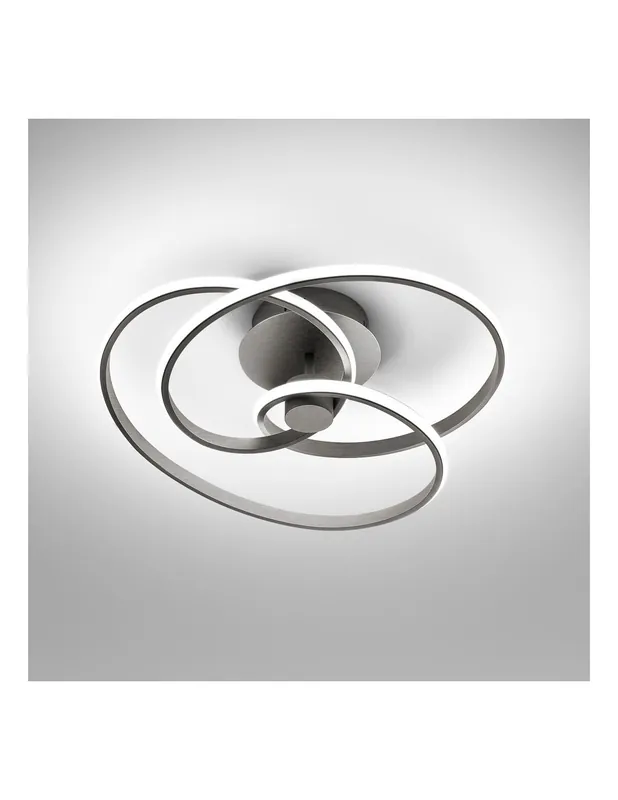 Consegna Rapida Gea Luce Diva P/P plafoniera led 40W colore titanio
