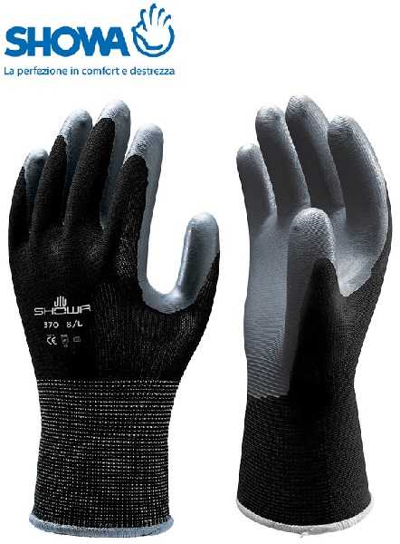 Offerta Limitata GUANTI SHOWA 370-NBR NERI NITRILE TG 10/XXL