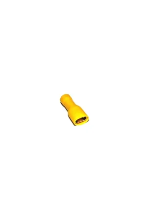 Faston connettori femmina isolati giallo 6,3 std 4-6 pz100 cavi elettrici Ultima Occasione