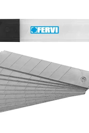 Nuovo Arrivo Lame cutter di ricambio per taglierino 18 mm Fervi 10 pezzi