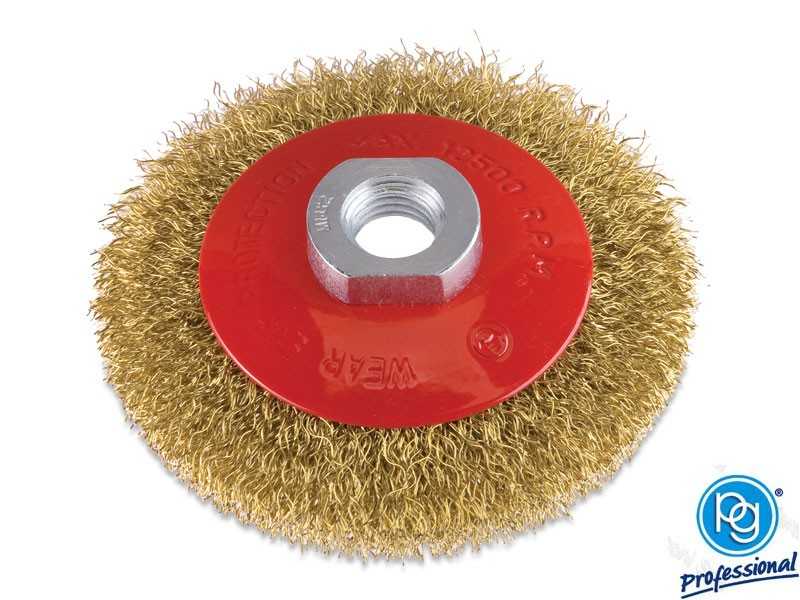SPAZZOLA CONICA POGGI Ø 120mm FORO M14 Di Tendenza