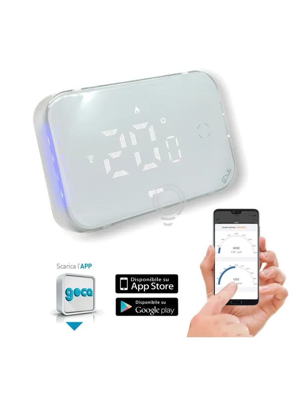 Prezzo Di Fabbrica Cronotermostato wifi bliss tasti display touch app smartphone finder