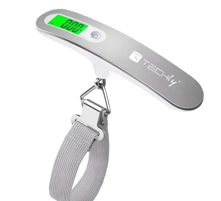 Di Tendenza Pesa Valigie Digitale Techly 50 kg con Display LCD - 621123