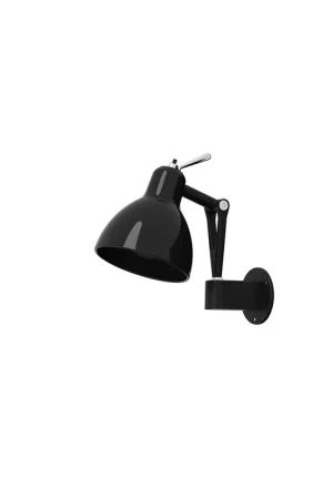 Bestseller Rotaliana Luxy W0 applique orientabile con braccio snodato e diffusore in vetro colorato E14