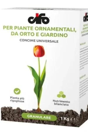 Concime Granulare Cifo Universale 1kg per Piante Ornamentali - 110802 Esclusivo
