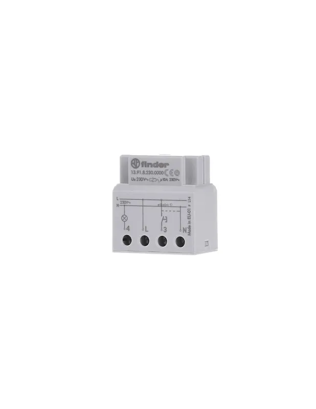 Rele interruttore a impulsi silenzioso elettronico bobina 230v na finder Offerta Del Giorno