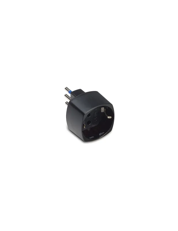 Riduttore adattatore unel tedesco 10a+t nero schuko Super Prezzo