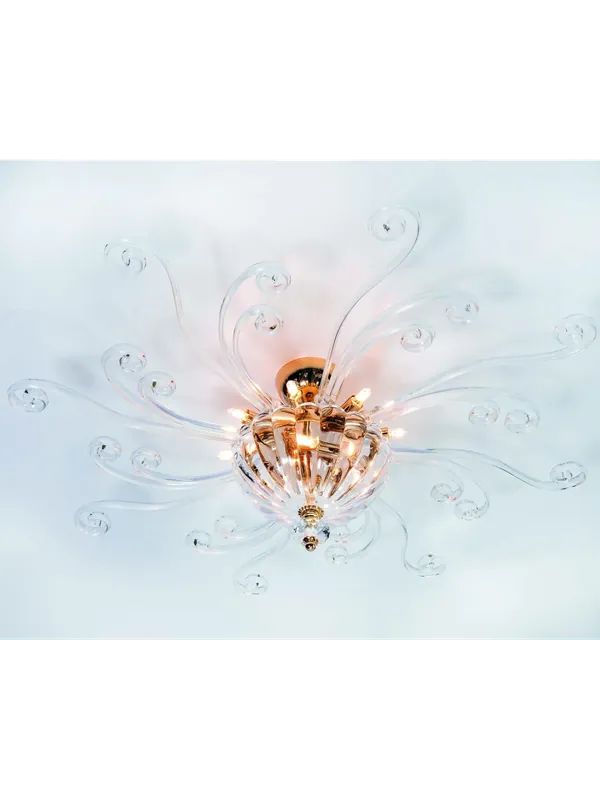 Quantità Limitata Plafoniera classica in cristallo a 11 luci Design Swarovsky Ischia 80