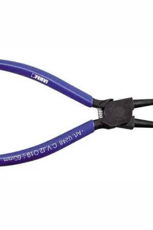 Esclusivo PINZA SEEGER DRITTA ESTERNI A1 150mm per anelli di sicurezza Ø 10 - 25 mm