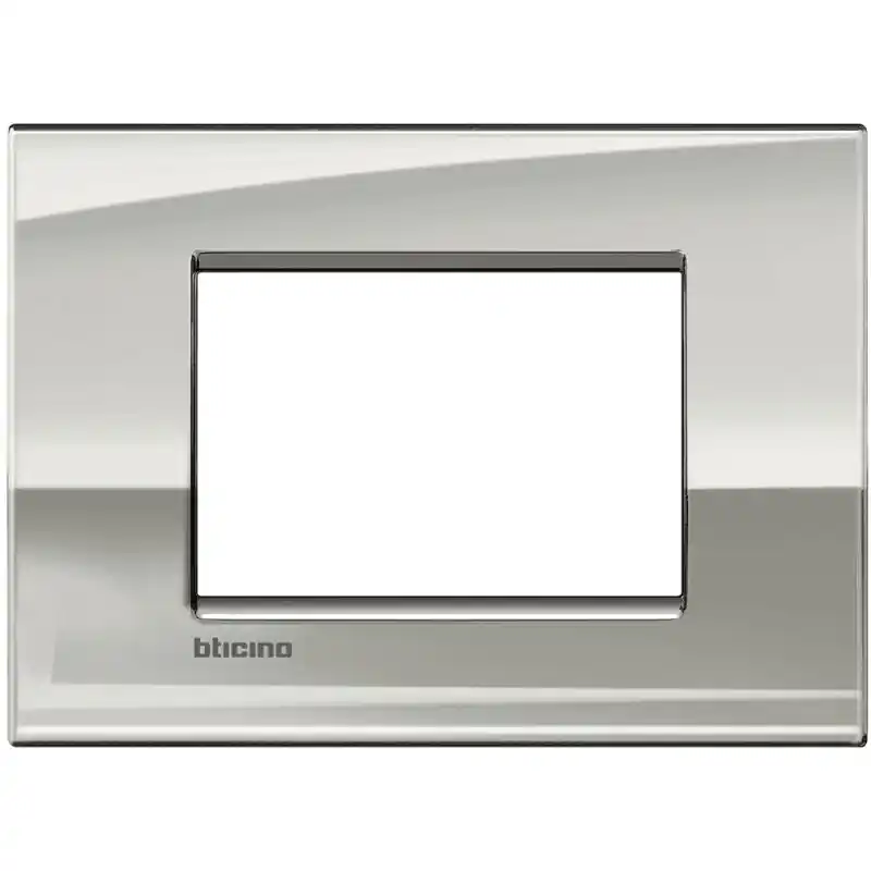 Compra Oggi Stesso bticino living light placca 3 posti palladio bticino lnc4803pl