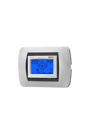 Cronotermostato digitale incasso touch screen bianco 2xaa geca Offerta Limitata