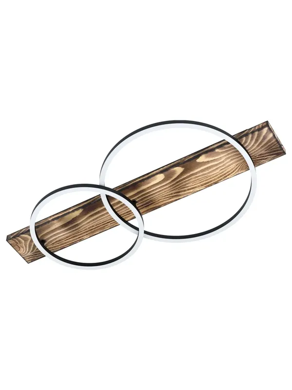 Plafoniera a led moderna con trave in legno GL0380 Promozione Esclusiva
