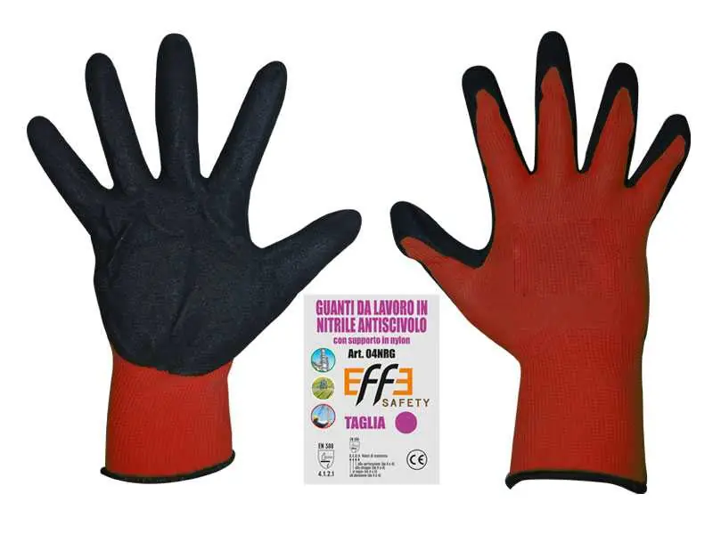 Ordina Subito GUANTI EFFE 04NRG PALMO NITRILE MICROFINISCH TG 8