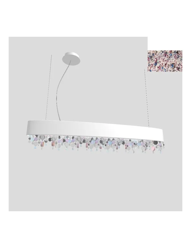 Consegna Rapida Masiero Olà S4 OV 100 LED sospensione moderna