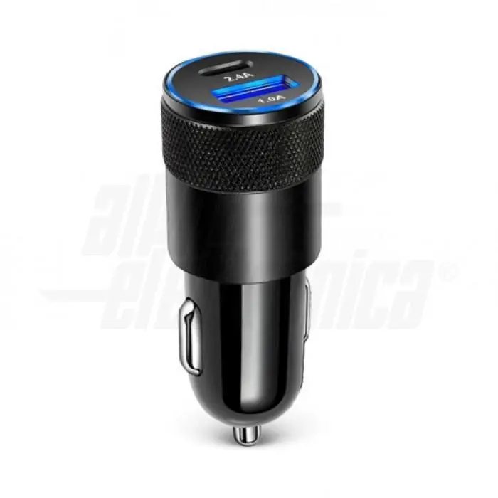 Professionale Caricatore Auto USB Alpha elettronica da Presa Accendisigari 12/24V - KR115