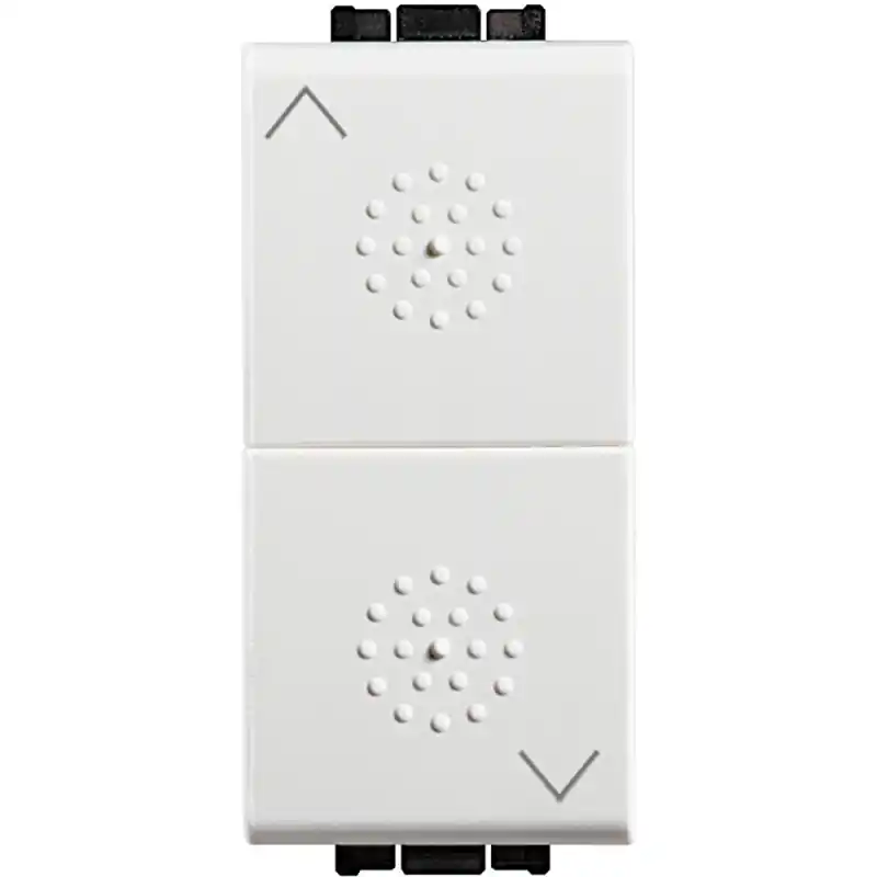 Prezzo Scontato bticino living light commutatore doppio tasto 1-0-2 assiale 1 posto bticino n4027