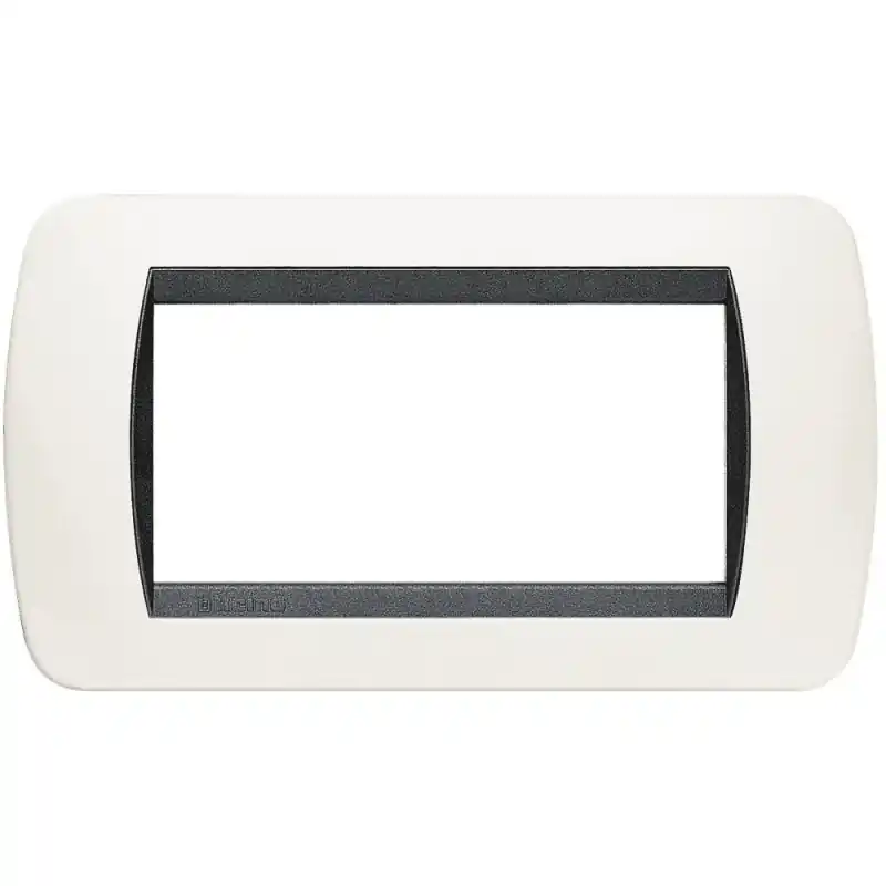 bticino living international placca 4 posti bianco bticino l4804pb Offerta