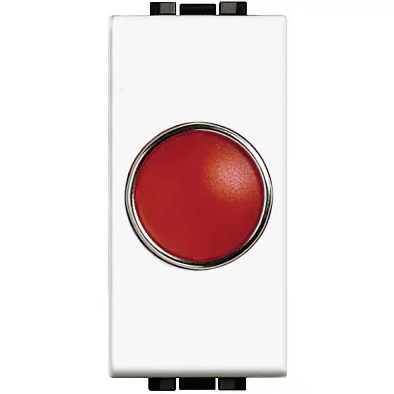 Must-Have bticino living light portalampada con diffusore rosso 1 posto bticino n4371r