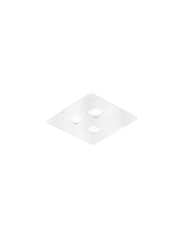 Gea Luce Giselle P/P plafoniera colore bianco colore bianco Popolare