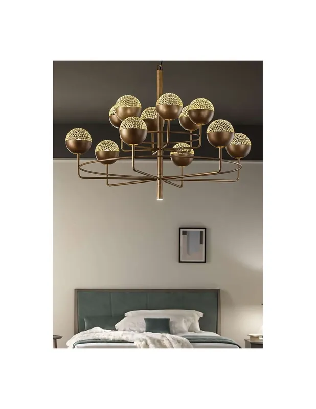 MASIERO Iglù S12+1 sospensione moderna led Sconto