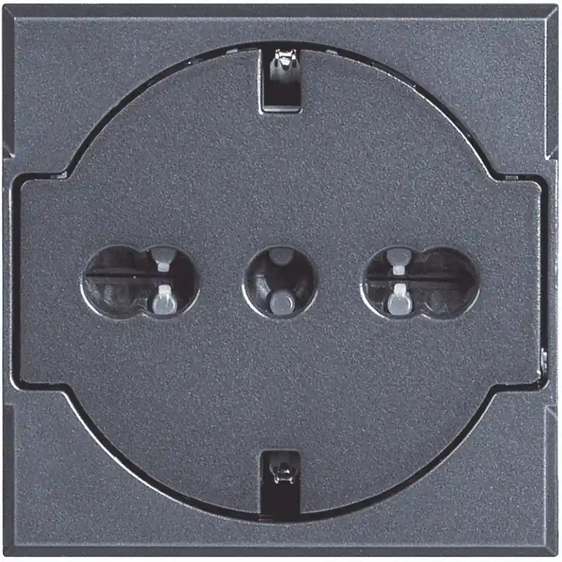 bticino axolute scura presa schuko bipasso flat 10a 16a 2 posti bticino hs4140/16f Prezzo Scontato