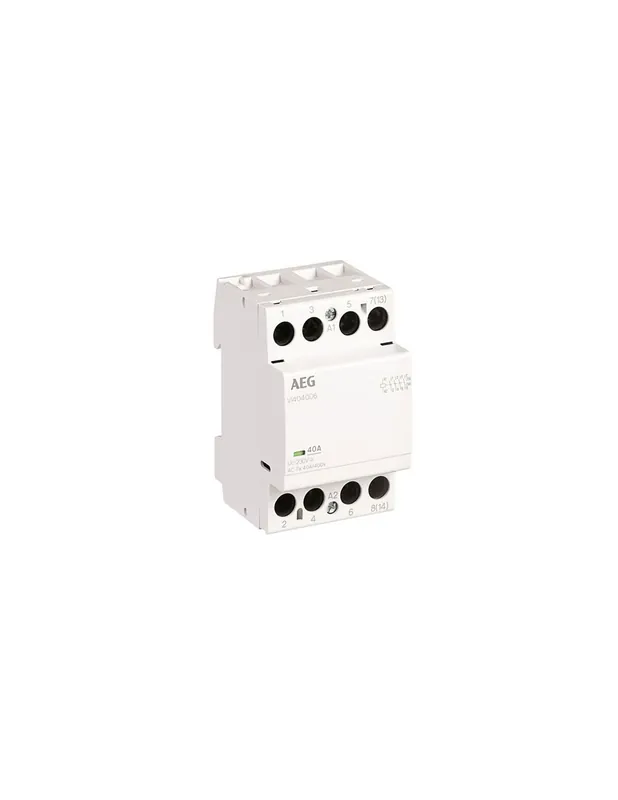 Miglior Prezzo Teleruttore elettrico 4no 40a 230vac/dc aeg vi404006 3 moduli