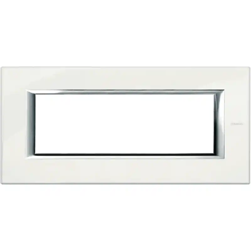 bticino axolute placca 6 moduli bianco limoges bticino ha4806bg Prezzo Scontato