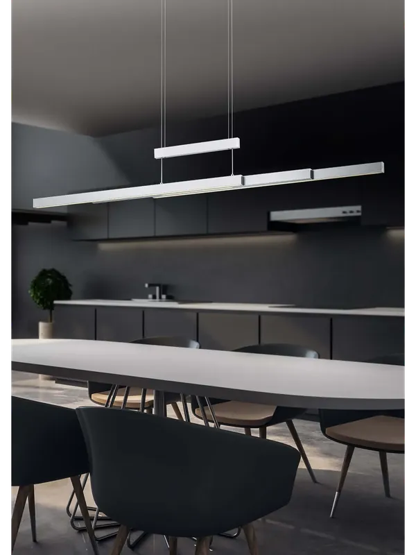 Prezzo Ridotto Lampadario moderno a led estensibile nickel TR019