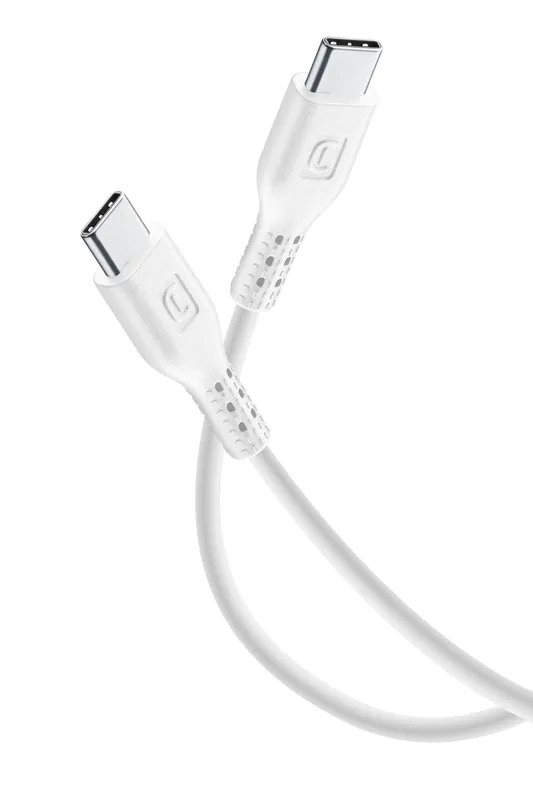 Cavo dati USB-C a USB-C 1,2 metri Cellular Line USBDATACUSBCCW bianco Consegna Rapida