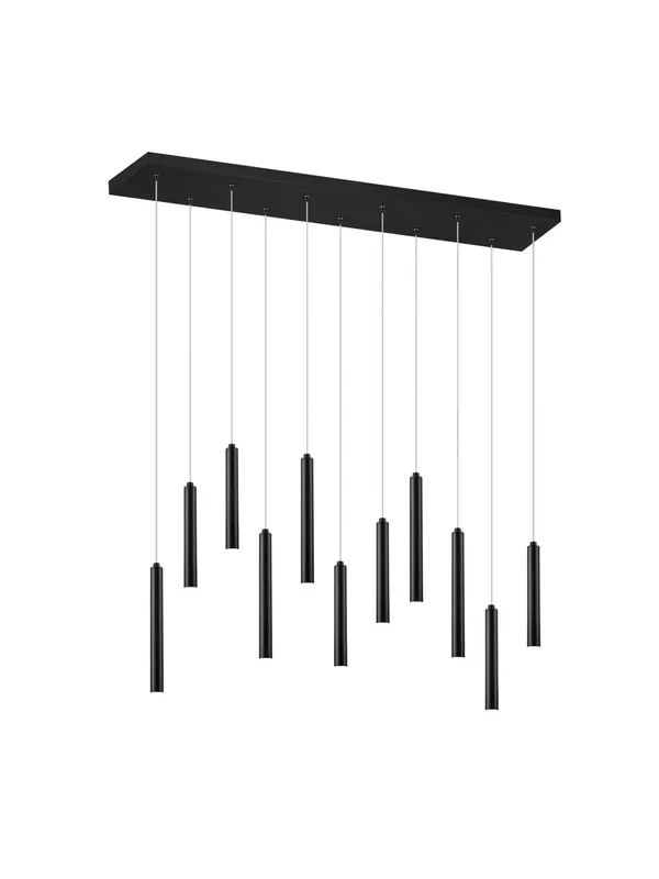 Lampadario moderno a led rettangolare nero TR027 Miglior Prezzo